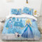 DOTERO Cartoon Prinzessin Bettwäsche 90x200 Mädchen,Kinder Bettwäsche Set 135x200,Bettbezug und Kissenbezug Microfiber Mädchenbettwäsche (2,90x200+80x80cm)