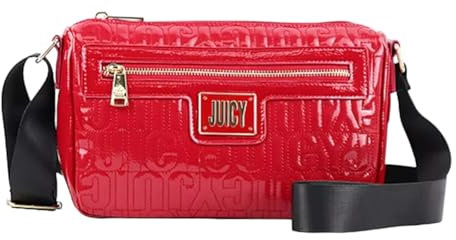 Juicy Couture Fully Luxe Kamera-Umhängetasche, Rot, Rot/Ausflug, einfarbig (Getaway Solids), Einheitsgröße