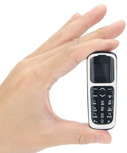 MiRUSI V2 Mini-Handy GSM entsperrt Unterstützung Mirco SIM 3 in 1 Handy (White)