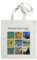FDEETY Tote Bag Canvas Vintage Oil Painting Einkaufstasche Wiederverwendbare Jutebeutel Groß Umhängetasche Stofftaschen (White-J)