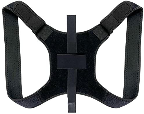 Rückengurt kompatibel mit 2 VR, verstellbare Powerbank-Halterung, leicht, bequem, atmungsaktiv, Rückenhaltungskorrektur (schwarz)