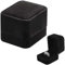 GHEART Schmuck Etui für Ring, Ring Geschenkbox, Schwarz Ringschachtel, Engagement Ringschatulle, für Heiratsantrag Verlobung Valentinstag Hochzeit, 5 * 5 * 6 cm, Schwarz