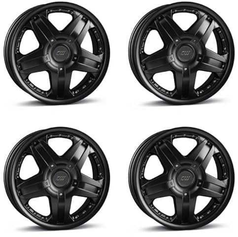 4x Borbet Felgen CWB 8.0x18 ET35 5x114.3 black matt kompatibel mit Kia Sportage