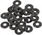 QUARKZMAN 60 Stück Becher-Unterlegscheibe Senkkopf, Eisen Schwarz Senkkopf-Unterlegscheiben Senkscheiben für M6 Schrauben (M6 ID x 17mm OD x 2mm Dicke).