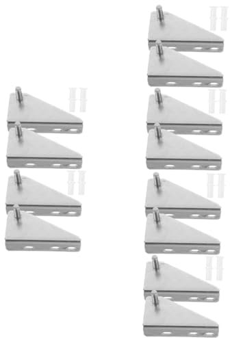 Uonlytech 3sets Replacement Fridge Hinge Stainless Steel Durable Quiet Easy to Fit 4pcs*3