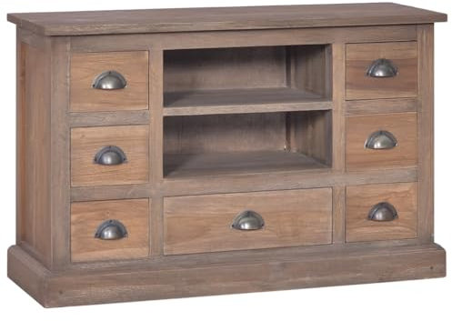 LXYZWRW Schränke & Stauraum Sideboard 90x30x58 cm massiv Teakholz Buffets & Sideboards