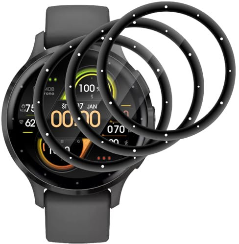 Beukei Panzer Schutz Glas für Garmin Venu 3s, 3 Stück Handy Schutzfolie, [9H Härte][Blasenfrei][Anti-Kratzen][HD Klare] Panzerfolie