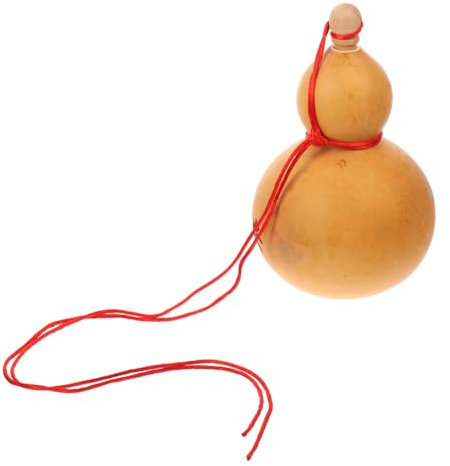 VOSAREA Carved Gourd Wine Vessel Decorative Wine Cork Stopper for Lover Drinking Gourd