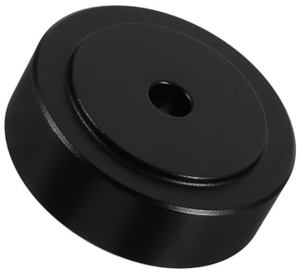 JEWEDECO Retro Tech Speaker Spikes Isolation Platform Pad for Amplifier Vibration Reduction
