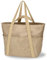 Boziee große Damen Shopper Wasserdicht strandtasche Beach Bag Tote Bag Reisetasche mit Reißverschluss für Alltage Strand Reisen Einkaufen Sprot (Beige)