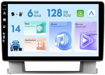 MISONDA 6G+128GB Autoradio Android 14 Für Opel Astra J/Buick Excelle 2 (2009-2017) mit Wireless CarPlay DSP BT GPS Navigation Fast-Boot Kamera