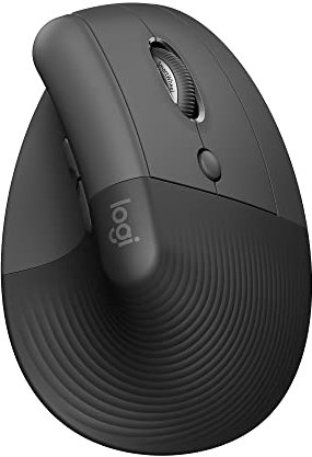 Logitech Lift Vertikale Ergonomische Maus, Kabellos, Bluetooth oder Logi Bolt USB-Empfänger, Leise Klicks, 4 Tasten, Ergo K860 kabellose ergonomische Tastatur,Geteilte Tastatur, DEU QWERTZ - Graphit