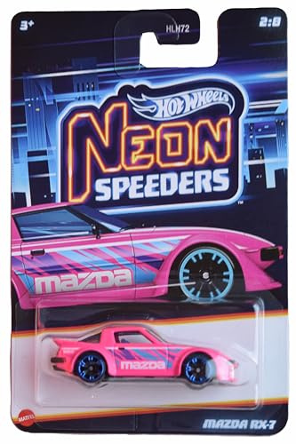 Hot Wheels Mazda RX-7, Neon Speeders 2/8 [Pink]
