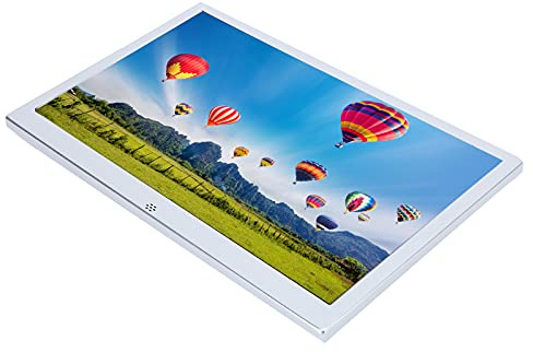 12 Zoll Digitaler Bilderrahmen Metall Hd Led Display | 1280X800 Auflösung Mp3 Mpeg4 Unterstützung Elektronisches Album für Wohnzimmer Büro Eu Stecker