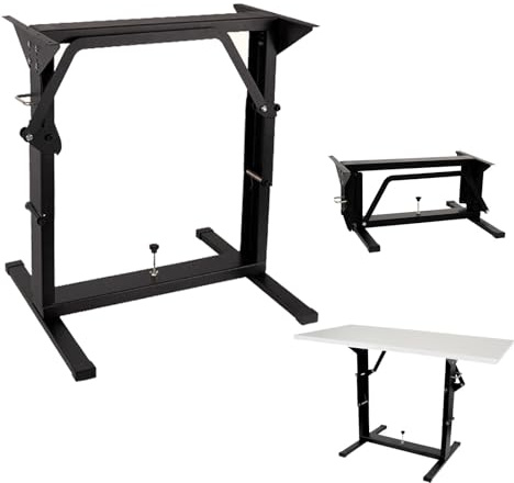 CFLERWU Klappbare Tischbeine für Tischbein Klappbar, Tischgestell für Wohnmobilbeine, Höhenverstellbares Schreibtisch Stützgestell, Metallbeine für Wohnwagen, Yachten 260 Kg