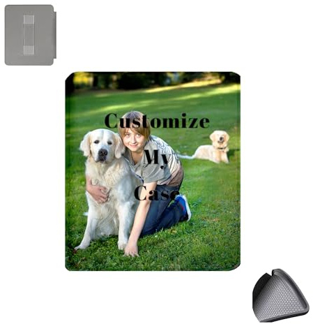 enoxboo Custom Protective Case with Hand Strap & Auto Sleep/Wake - Case for 7 Kindle Oasis 9th/10th Gen (2017/2019, Model: CW24WI/S8IN4O)
