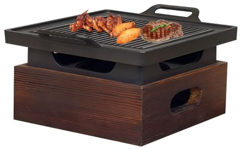 Portable Charcoal Grill – Outdoor Camping BBQ – Tabletop Grill for Family Gatherings & Picnics – Easy to Use Perfect for Tailgating & Cookouts