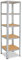 shelfplaza® 180x30x30cm Home Schwerlastregal verzinkt/Metallregal mit 5 Böden/Kellerregal Metall, Garagenregal, Werkstattregal oder Regal Lagerregal/Steckregal Metall mit 175kg Tragkraft