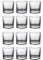 Chiner - Vaso Chupito de Cristal 5 cl | Ideal para Servir Bebidas y Cócteles | Resistentes al Lavavajillas, Claro, 12 Unidades, Vidrio
