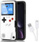 DIKKAR Game Case for iPhone, Retro Protective Case with Own Power Supply, 36 Small Games, Colour Display, Video Game Case for iPhone XR (White)