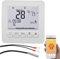 revolt Raumthermostat Alexa: WLAN-Fußbodenheizung-Thermostat, für Siri, Alexa & Google Assistant (Home Assistant Fußbodenheizung, Fußbodenheizung mit steuern, Infrarotheizung)