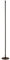 LANMOU LED Stehlampe Wohnzimmer, Modern Stehlampe dimmbar mit Fernbedienung, 150cm Stehleuchte schlafzimmer mit Fußschalter, 3 Farben Lichtsäule, Timer, Schwarz