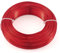 PandaHall Alambre de aluminio de 328FT calibre 15 1.5mm alambre de aluminio artesanal para hacer joyería- rojo