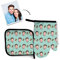 Personalisierte Ofenhandschuhe mit Foto Gesicht Hitzebeständig Topflappen Handschuh Topfhandschuhe Baumwolle lustige Grill Zubehör Kitchen Tools Griffschutz Geschenk für Familie Freundin grün