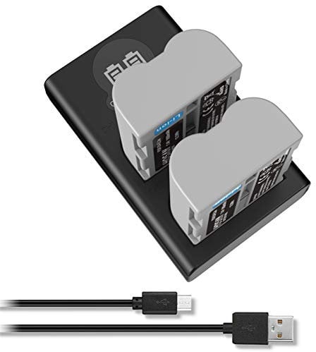 HOSAN EN-EL3 EN-EL3E Replacement Battery 1650 mAh Compatible with Nikon en-EL3 EN-EL3E Nikon D50 D70 D70s D80 D90 D100 D200 D300 D300S
