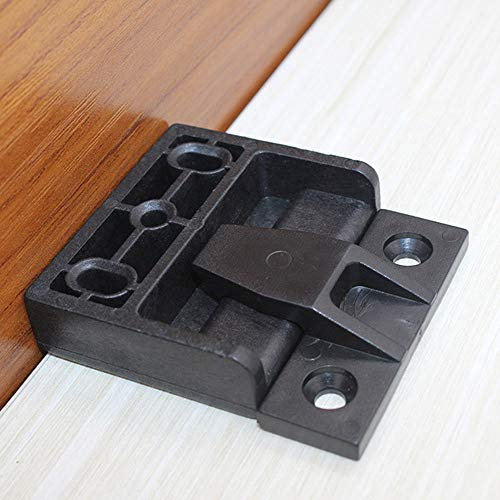 4 piezas de plástico de fijación de zócalo, accesorios de fijación de zócalo, clips de panel para conexión de tablero de gabinete, muebles (40 mm x 49 mm)