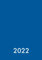 Kalender 2022 A4 - 1 Seite / Tag: Großer und dicker Planer, als Timer, Tagebuch und Tageskalender (blau)