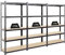 PROREGAL Mega Deal 3X Schwerlastregal Ragnar 180x90x40 cm mit Fachlast 175kg Schwarz Garagenregal Kellerregal Werkstattregal Lagerregal Steckregal