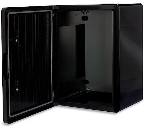 BOXEXPERT Custodia in plastica ABS, IP65, custodia a parete, custodia vuota, 400x300x220mm, nero, custodia serie Fleet