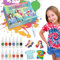 KARLOR Tie Dye Kit – 12 colores textiles Batik colores juego de colores de tela teñidos resistentes al agua ropa tinte tela color para teñir textiles Batik Set para camisas, sudaderas con capucha,
