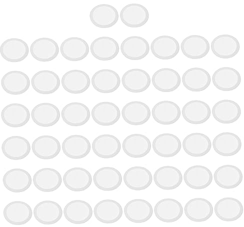 BIUDECO 50stücke Transparente Kazoo Membranen Aus Kunststoff Dünne Flötenfolien Für Musikinstrumente Sicher Und Langlebig Zubehör Für Kazoo Flöte
