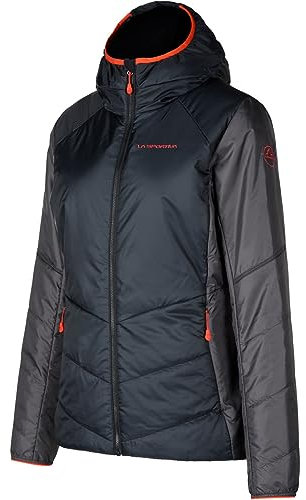 LA SPORTIVA Damen Mythic Primaloft Jacke, Black-Cherry Tomato, S