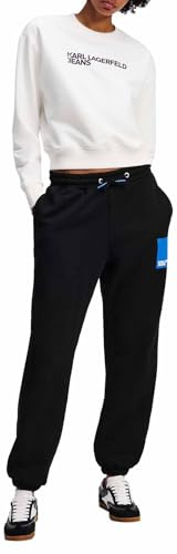 KARL LAGERFELD JEANS Donne Relaxed Sweatpant Nero XS