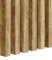 Premium 3D Slats 12 pièces - Panneaux muraux acoustiques, Vertical, Longueur 275 cm, Largeur 2,9 cm, Profondeur 4 cm Panneaux en bois, panneaux muraux, aspect bois, mur à lattes