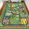 AKUNRUG Kinderteppich, Spielmatte für Spielzeugautos 200×150 cm Stadtleben, 3D-Straßenverkehr, für Spielzimmer, Kinderauto-Straßenteppich, Stadtplan, Spielmatte für Kleinkinder, Familienspielzeit