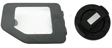 tapon deposito gasoil Para Suzuki Para Jimny 3 Puertas Solo Para JB64 Para JB74 2020-2023 Tapa Tanque Combustible Gas Transparente Para Automóvil Accesorios Decoración tapón depósito refrigerante(Blac
