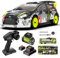 RIAARIO 1/10 Rally Car Max 50mph Brushless RC Cars for Adults with Gyro 4WD RC Truck with Full Car Linkage Lighting Remote Control Trucks with 3S 2200mAh Rechargeable Battery Support 4400mAh Battery