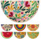 LUA VIKA Fußmatte Kokos halbrund - Flora - 40x70 cm - Fussmatte Aussen und Innen - Fussmatten Haustür - Türmatte Außen - Fußmatten - Kokosmatte Fußmatte