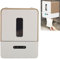 Dispensador de Toallas de Papel Automático sin Toque - Dispensador de Rollo Eléctrico Inteligente de Montura de Pared con Sensor y Luz Nocturna para Baño, Cocina y Hotel (Brown)