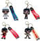 Keyhvao Vier Arten von Michael Jackson Schlüsselanhängern – Michael Anime Schlüsselring Rucksackdekoration Jackson Schlüsselring PVC Material Geschenke für Fans und Freunde (4 Stück)