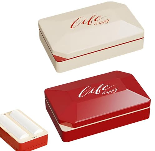 Fusselrolle Wiederverwendbar ,Suuwwn 2 Stück Waschbarer Tierhaarentferner Fusselrolle Klebrige Gel Fusselrolle Ball für Haustier Haar für Haustier Haar Reusable Lint Roller für Kleidung, Reisen, Haus