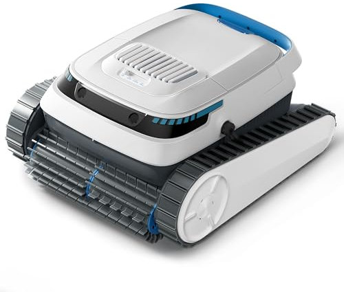 Anysea Poolroboter Akku mit Dreifachmotor: Poolsauger für 120 Mins für Boden, Wasserlinie und Wandreinigung | WavePath Navigation | 3 Reinigungsmodi Poolreiniger für Pools bis zu 170 ㎡