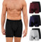 ZAKASA Bambou Caleçons Hommes Boxers: sous-vêtements Boxers Ajustés Shorts Homme Ultra Doux et Respirant sans Étiquette 3D Poche XXL Classique Lot de 6
