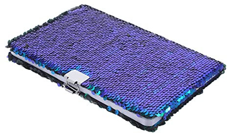 Toyvian Glitzerndes Notizbuch Mit Umkehrbarem Pailletten-cover Kreatives Tagebuch Für Dekorativ Und Vielseitig Zum Schreiben Planen Und Organisieren Für Reisen Und Kreative Ideen