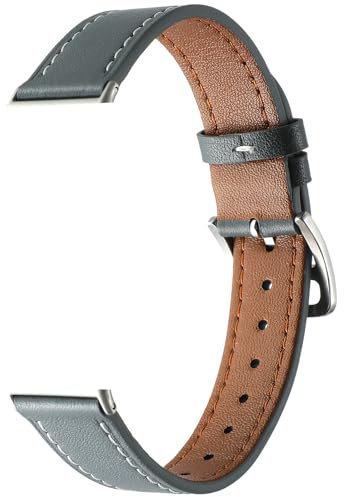 Fazvncv Cinturino di ricambio per orologio in pelle, elegante cinturino in pelle per smartwatch Fit3