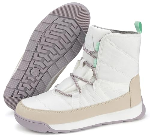 Mishansha Schneestiefel Damen Warm rutschfeste Gr.36-42 | Freizeit, Outdoor, Leicht, Alltag, Bequeme, Winter, Komfort, Schön, Pendeln, Zu Fuß gehen, Camping